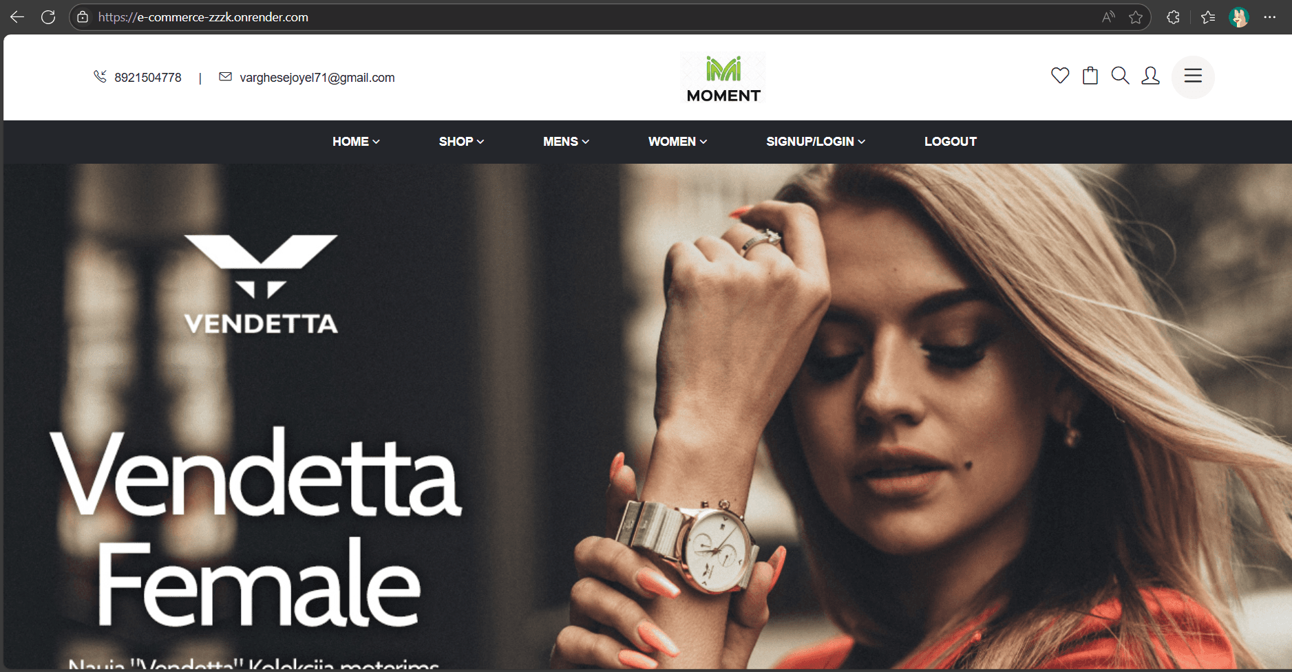 E-Commerce Website